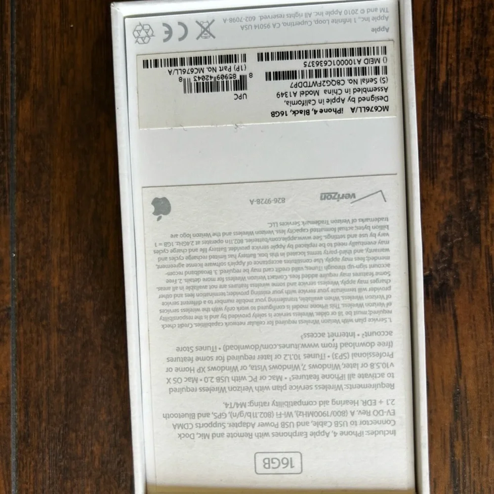 Apple iPhone 4- Box Only